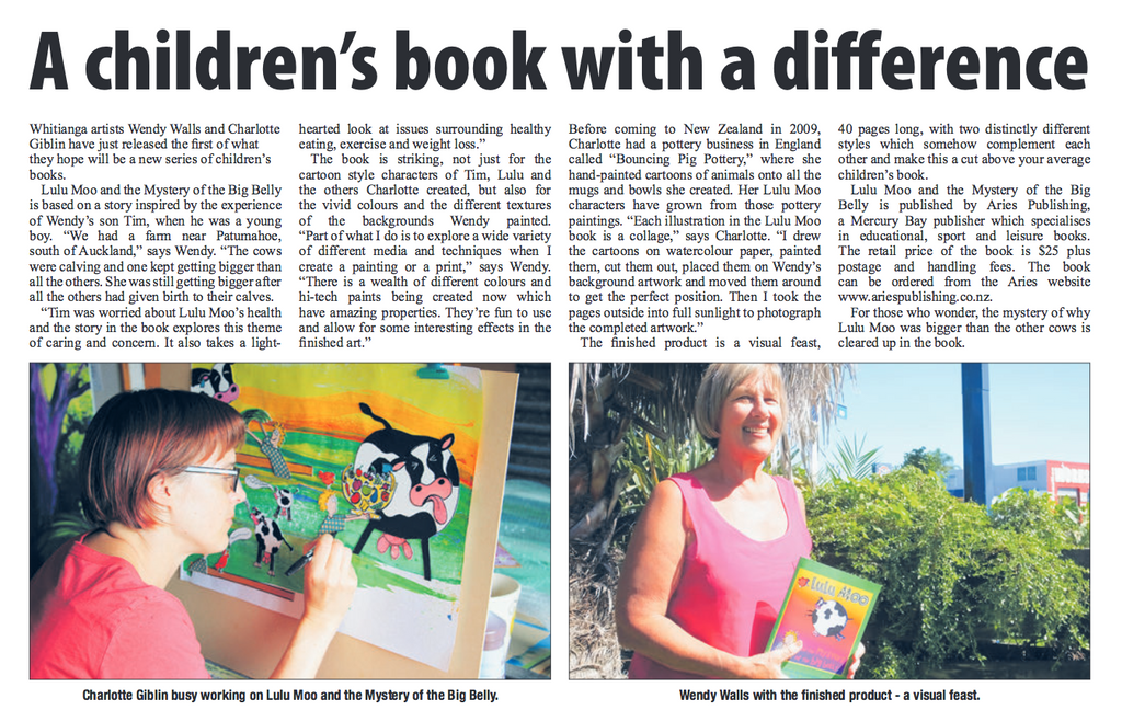 Lulu Moo and the Mystery of the Big Belly Book Released